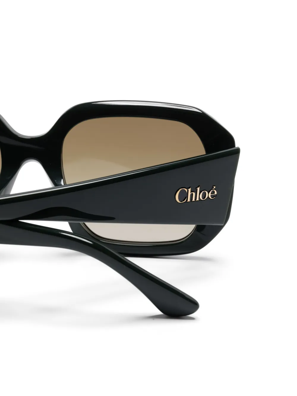 Chloé Eyewear Bril met oversized montuur Groen