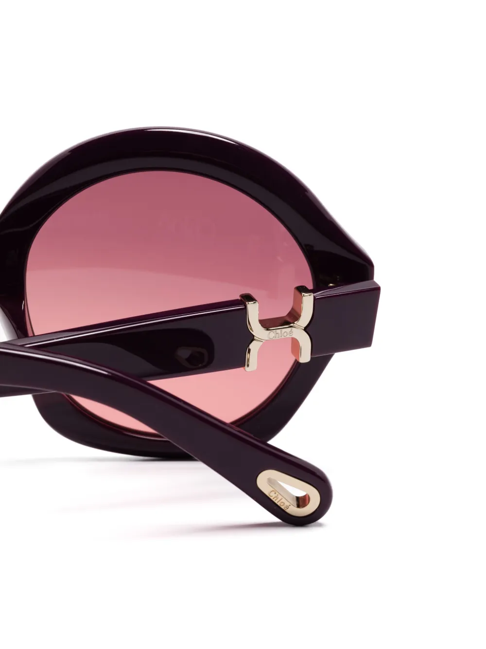 Chloé Eyewear Marcie zonnebril Paars