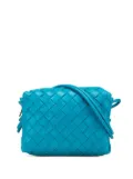 Bottega Veneta Pre-Owned 2012-2024 Mini Lambskin Intrecciato Loop Camera Bag crossbody bag - Blue