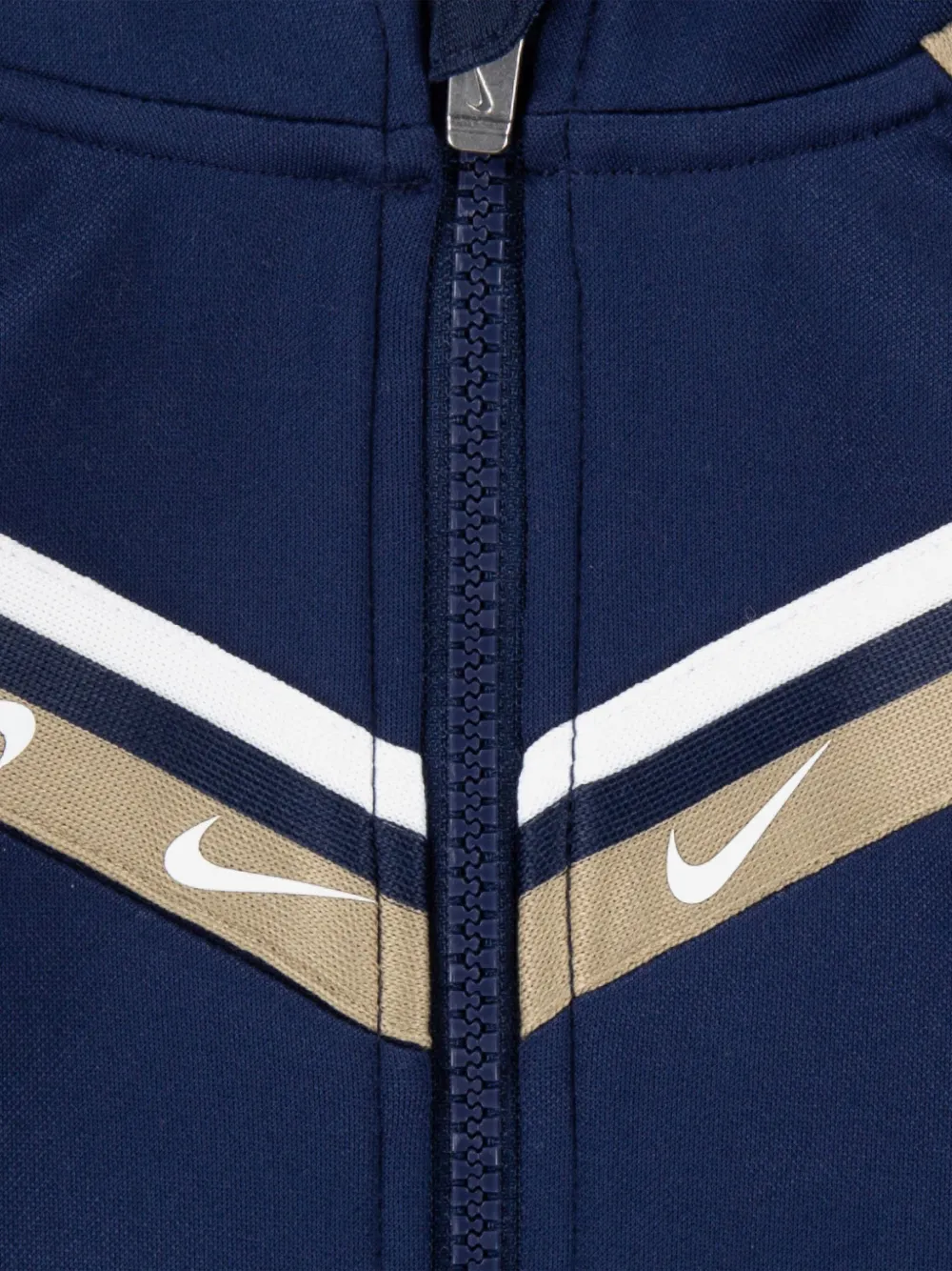 Nike Kids Romper met logoprint Blauw