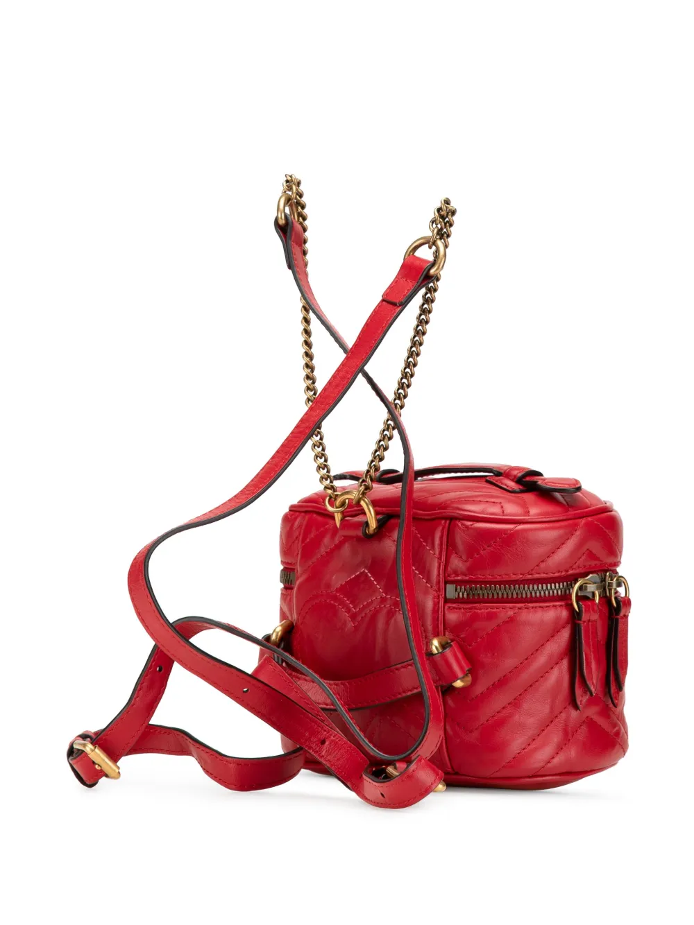 Gucci Pre-Owned mochila GG Marmont redonda de piel Matelasse 2016-2024 | Estilos de archivo | Image 2