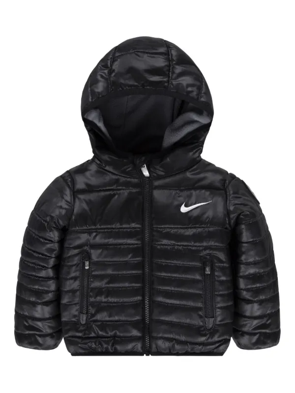 nike padded black jacket