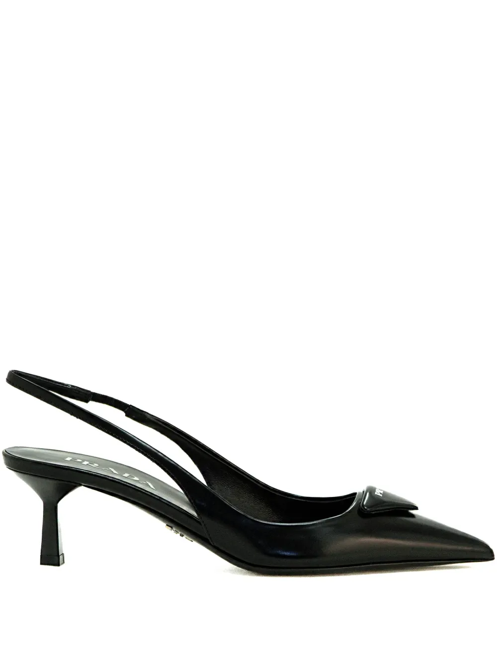 Prada Leren pumps Zwart