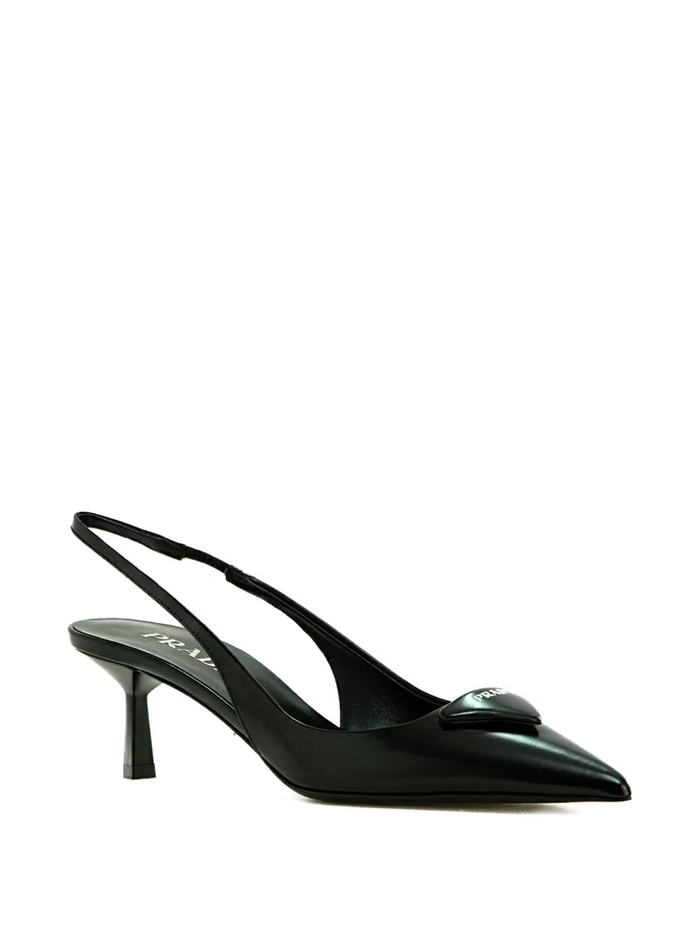 Prada Leren pumps Zwart
