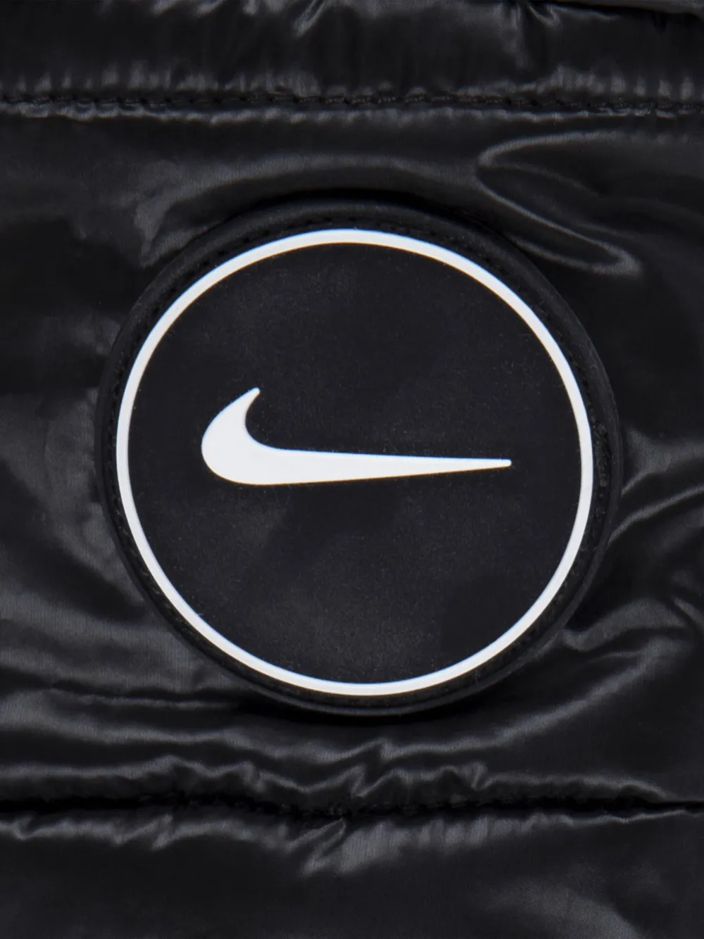 Nike Kids Swoosh gewatteerd jack Zwart