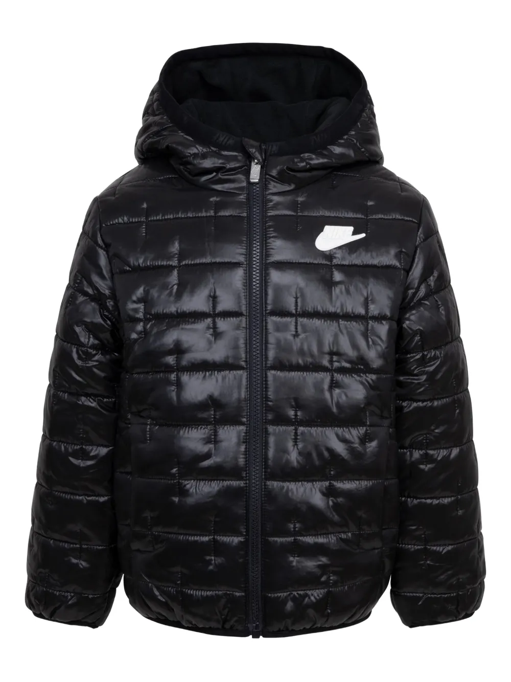 Nike Kids ジップアップ パデッドジャケット - ブラック Nike Kids ジップアップ パデッドジャケット - ブラック