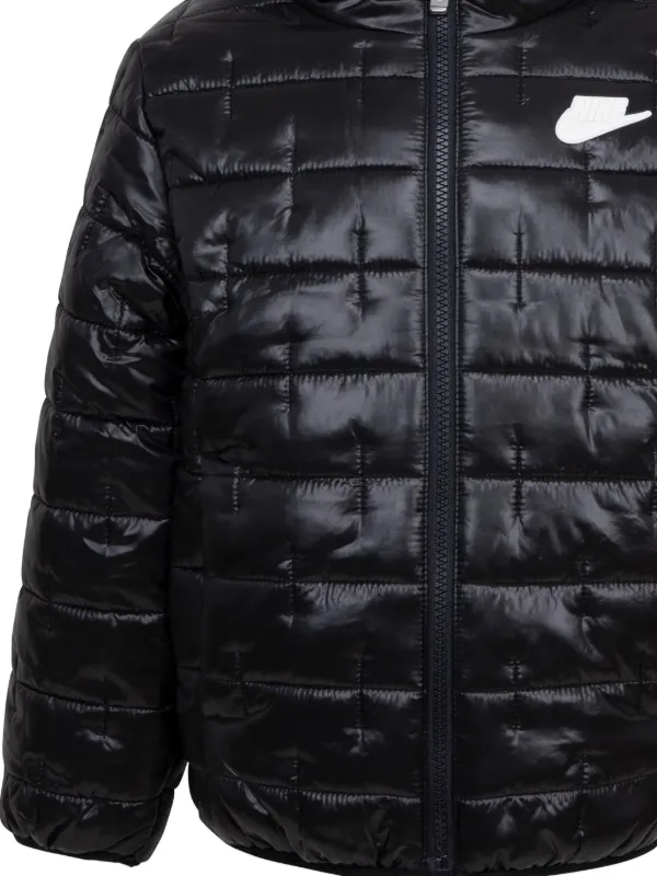 Filled Jacket Kids Black Nike Coat Nike Puffer Jackets Nike Girls