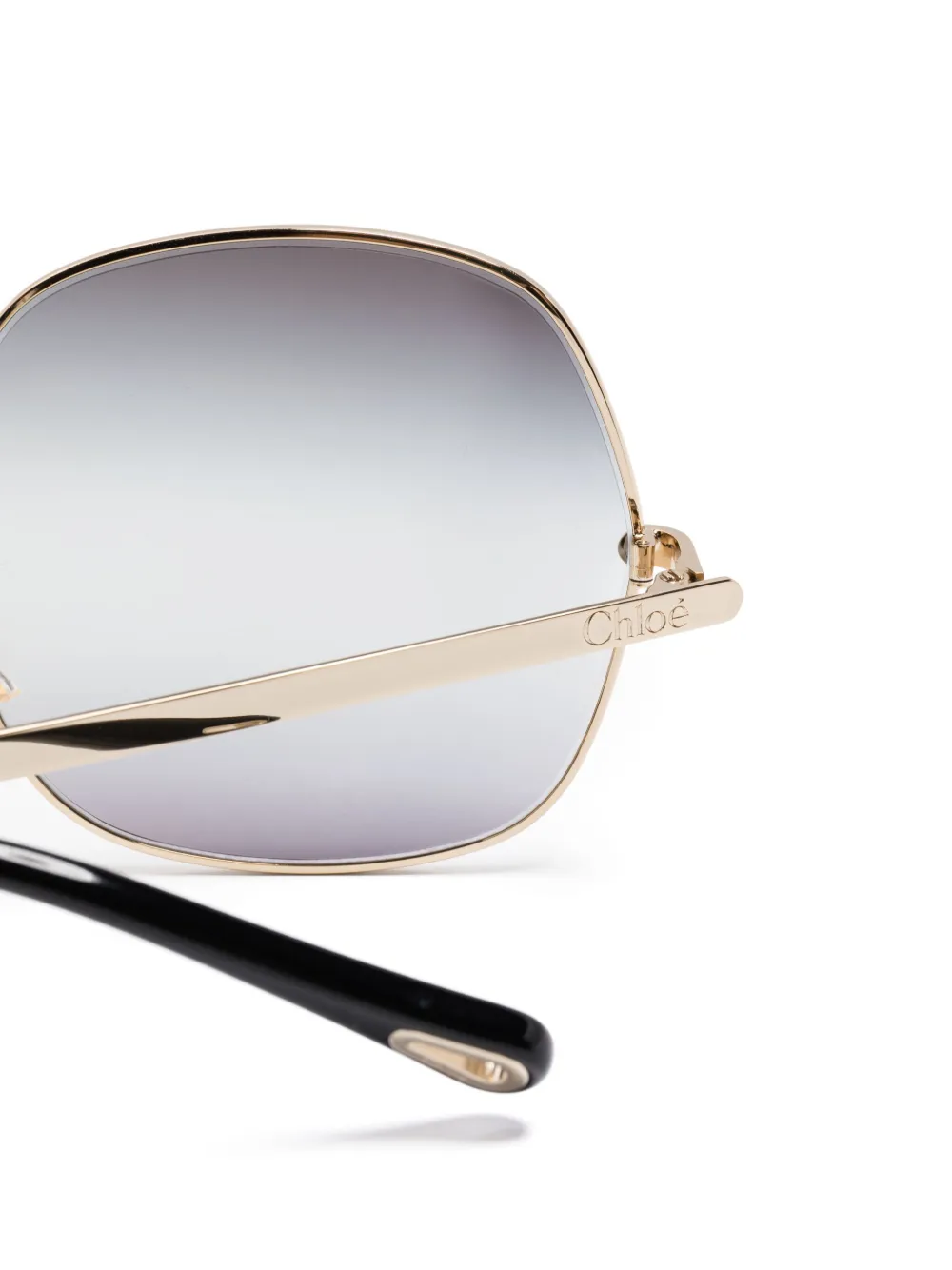 Chloé Eyewear Bril met oversized montuur Goud