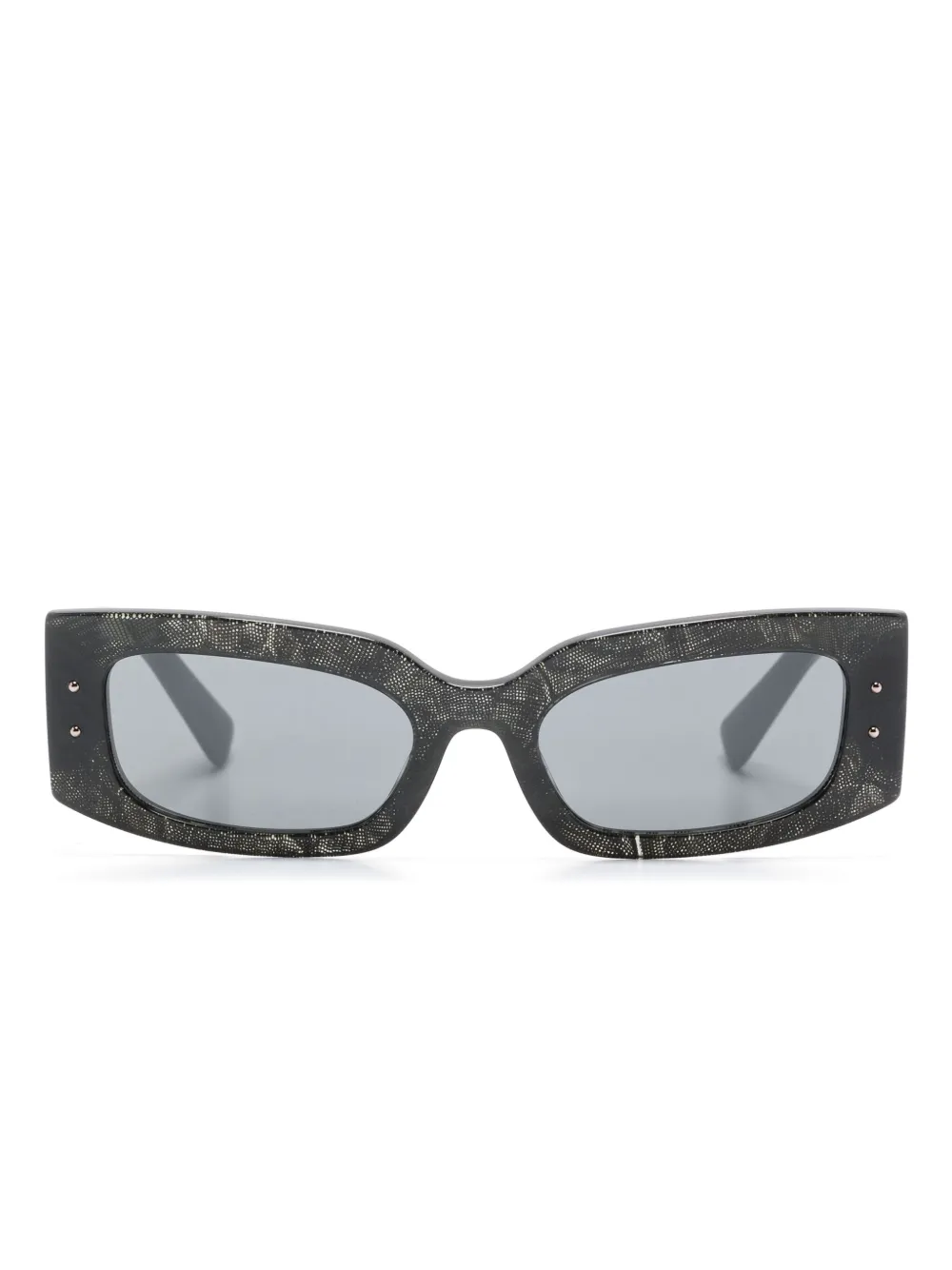 Dolce & Gabbana Zonnebril met logoplakkaat Grijs