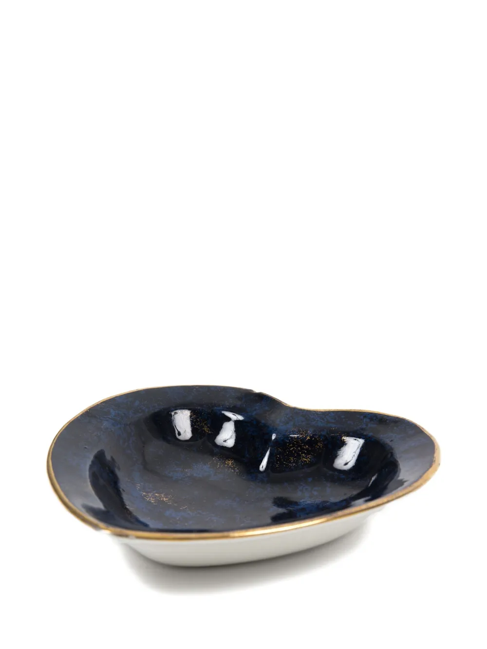 Christian Dior Pre-Owned 1970s Navy heart porcelain plate | Men | Image 2