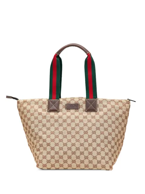 Gucci Pre-Owned tote Web en lona GG 2000-2015