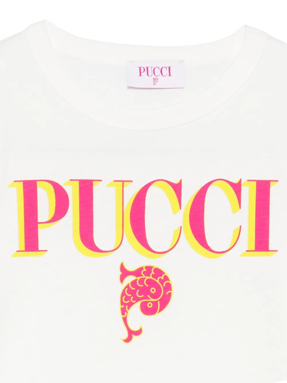 PUCCI Junior T-shirt met logoprint Wit