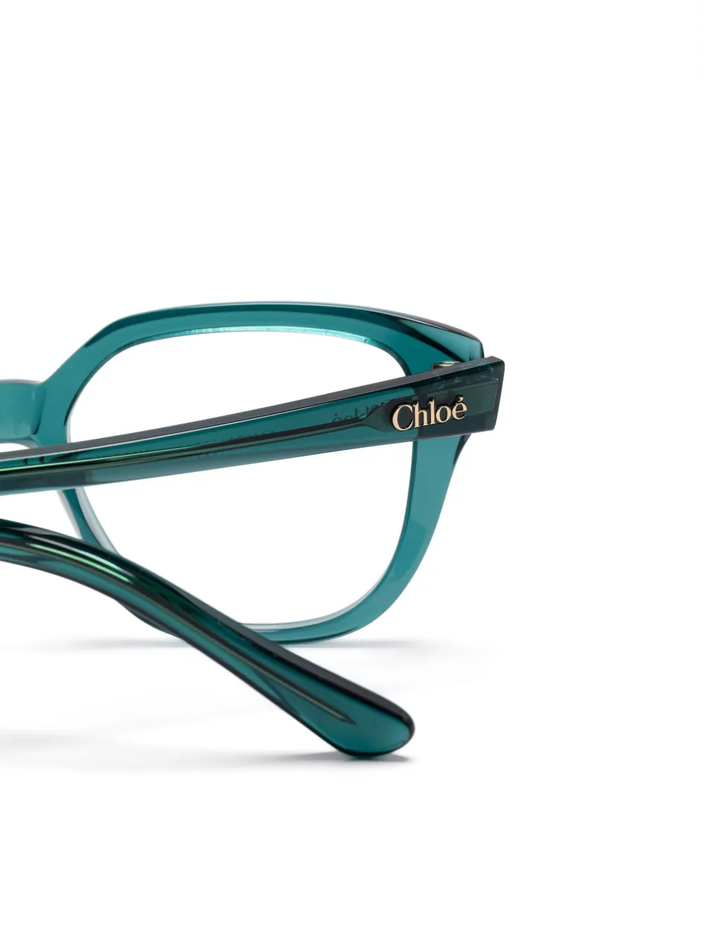Chloé Eyewear Bril met vlinder montuur Groen