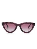 Chloé Eyewear cat eye-frame sunglasses - Purple