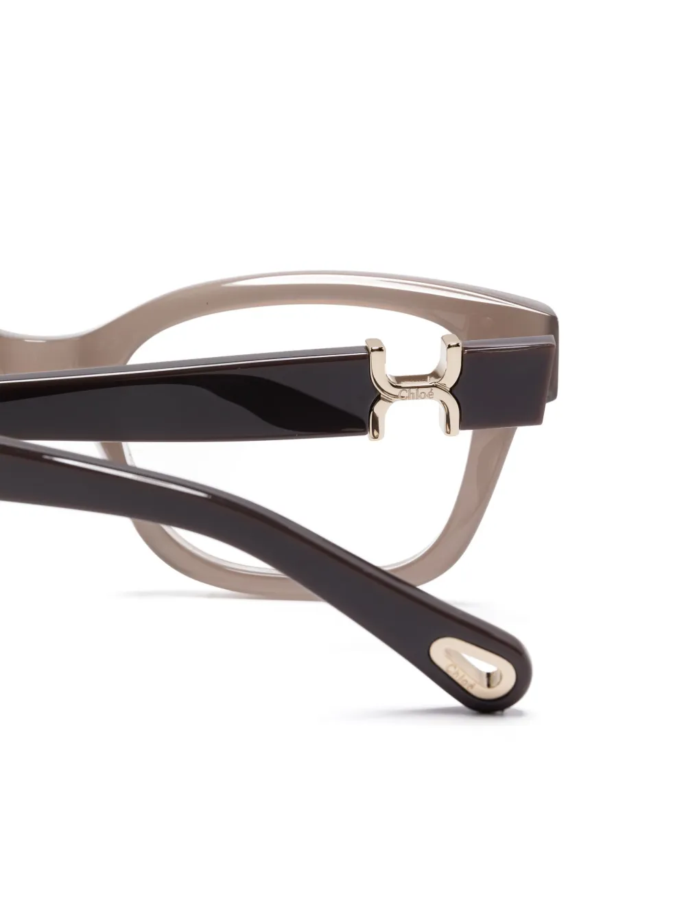 Chloé Eyewear Bril met vierkant montuur Grijs