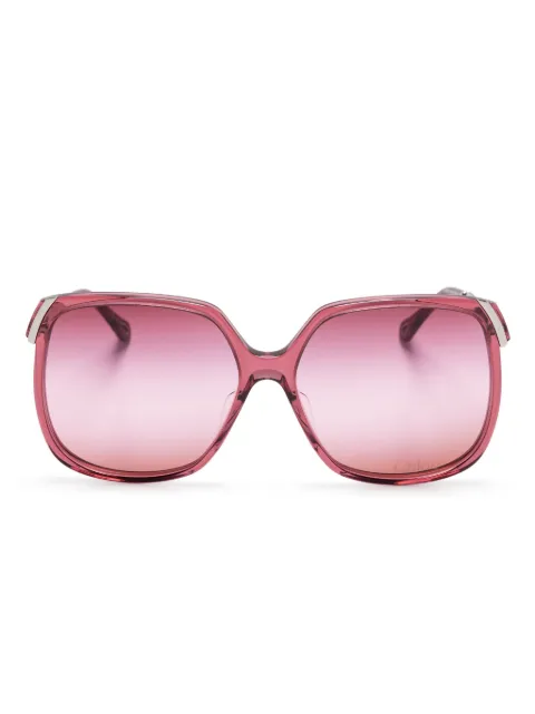 Chloé Eyewear oversize-frame sunglasses