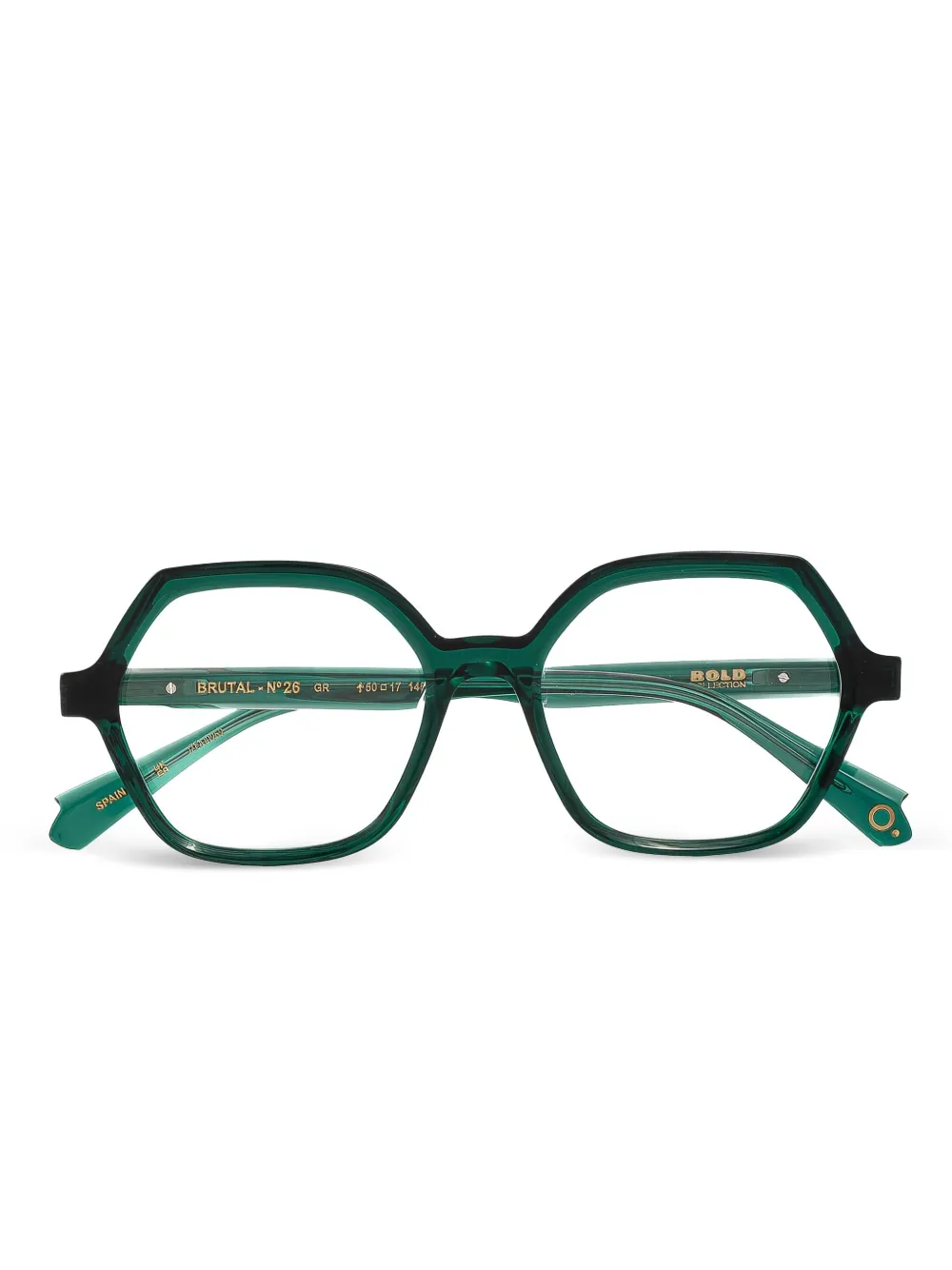 Etnia Barcelona Brutal No.26 bril met geometrisch montuur Groen