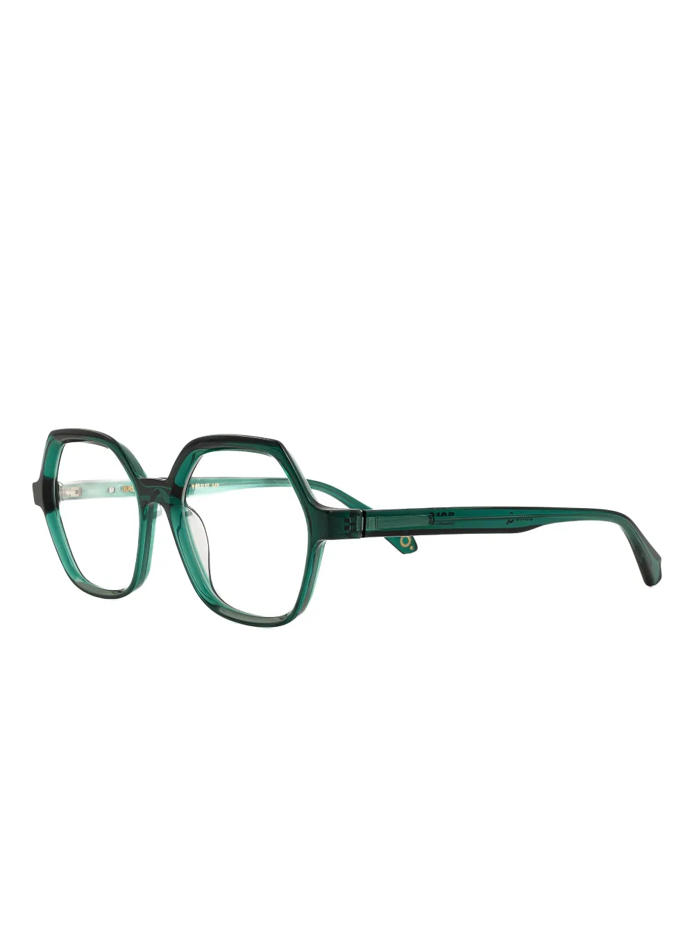 Etnia Barcelona Brutal No.26 bril met geometrisch montuur Groen