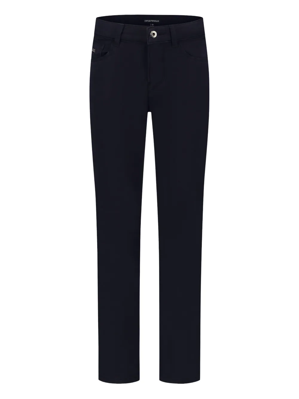 Emporio Ar i Kids straight-leg jeans Blauw