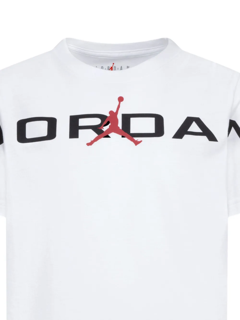 Jordan Kids T-shirt met logoprint Wit