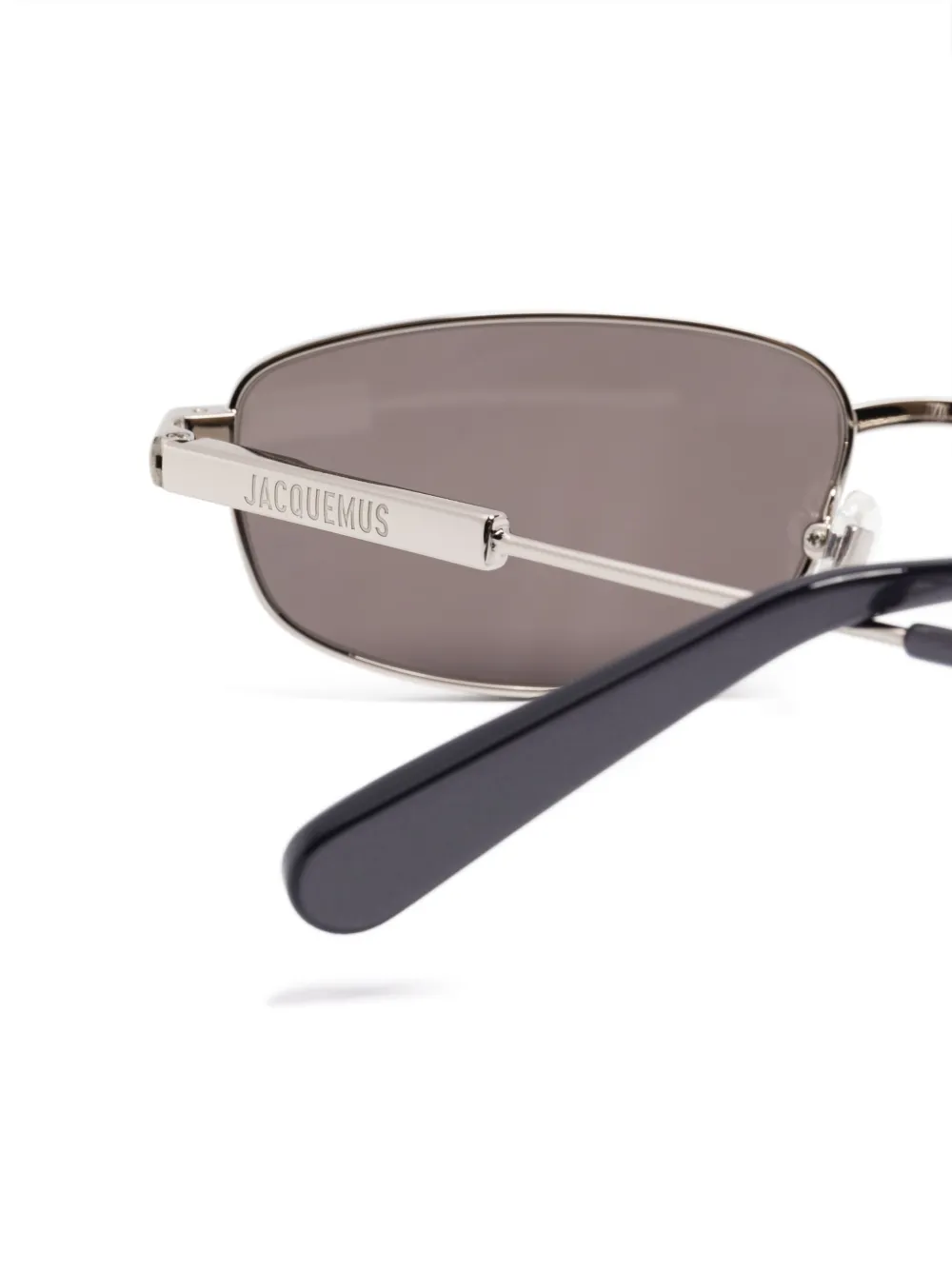 Jacquemus Ovalo zonnebril Zilver