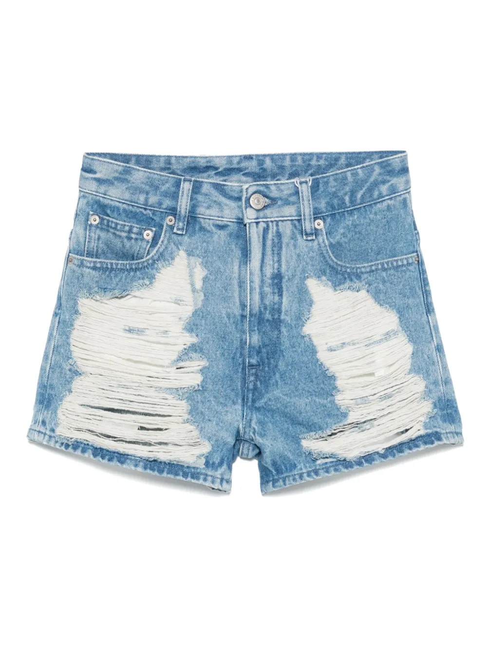 MM6 Maison Margiela Denim shorts Blauw