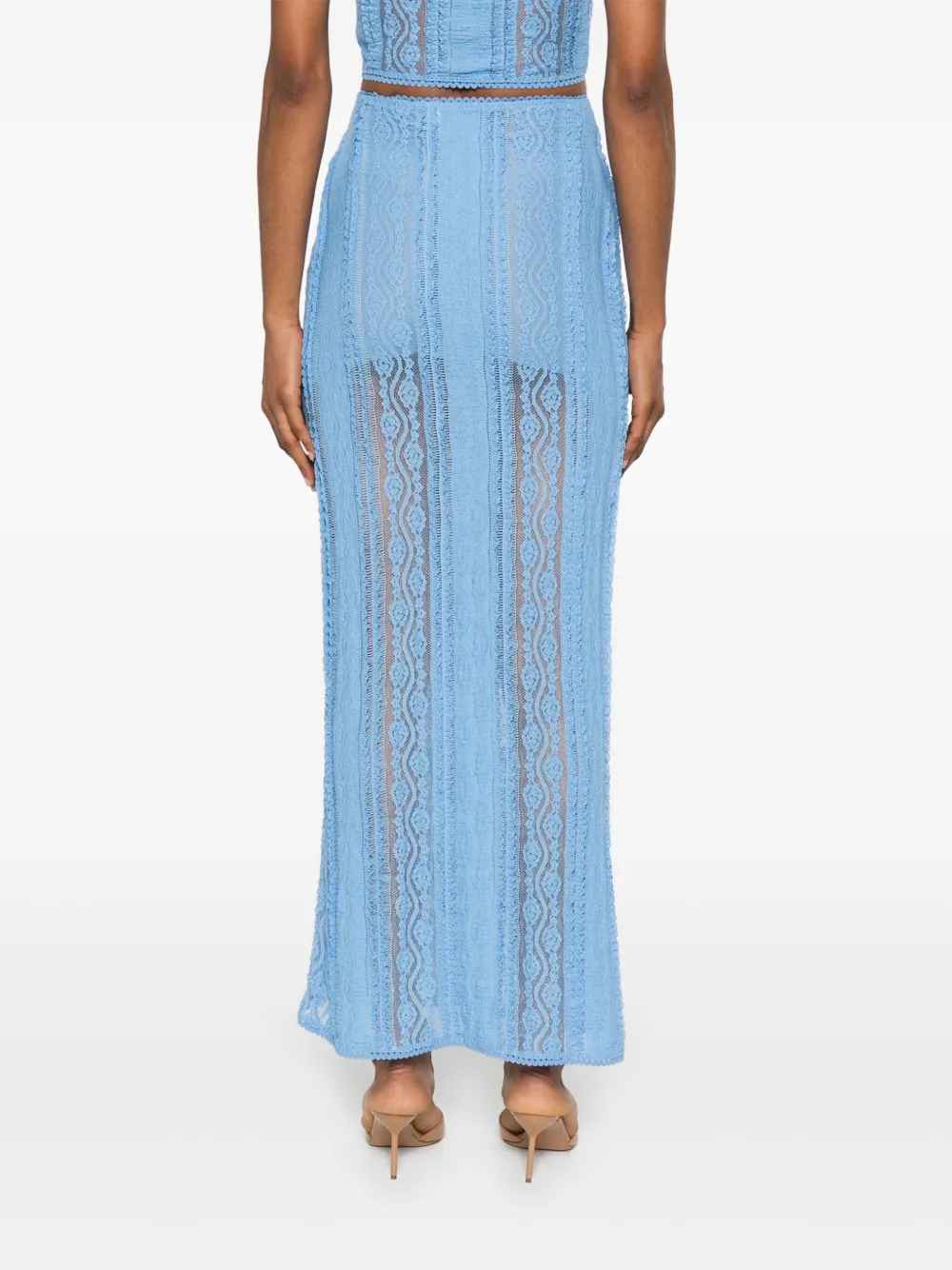 Charo Ruiz Apate Maxi Skirt In Blue