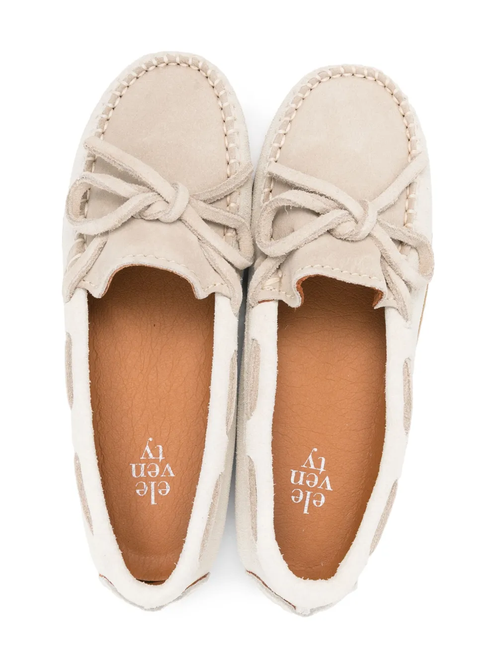 Eleventy Suede Loafers In Neutrals