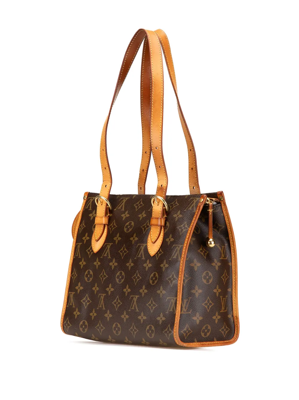 Pre-owned Louis Vuitton 2008 Monogram Popincourt Haut Shoulder Bag In Brown
