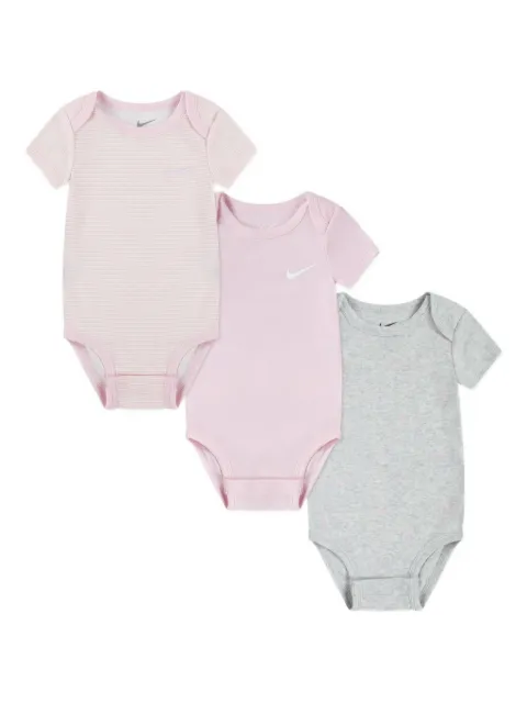 Nike Kids short-sleeve cotton bodysuit (pack of three)