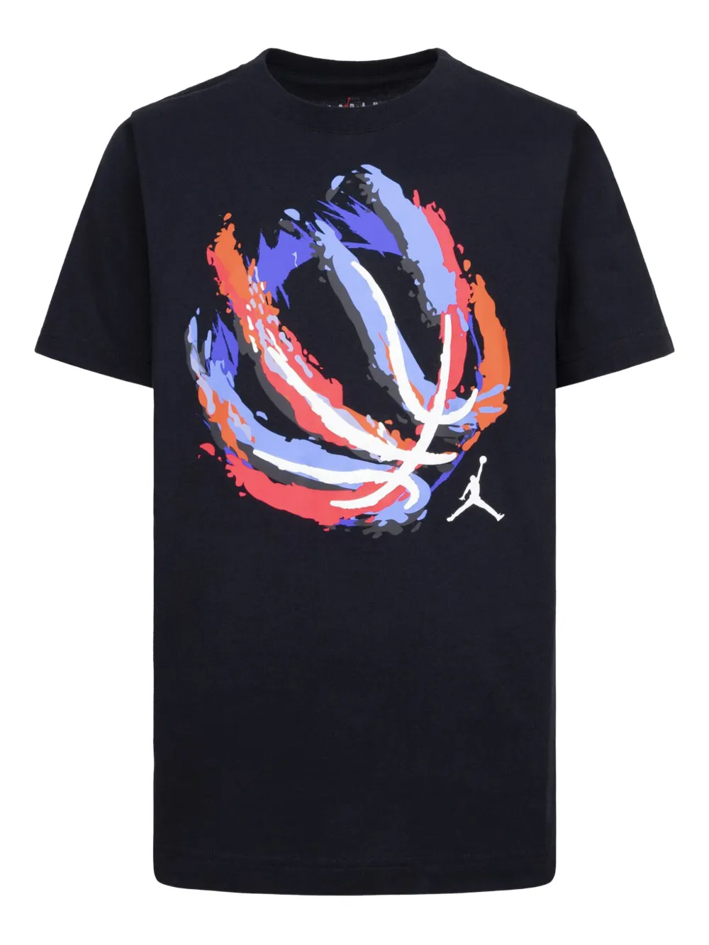 Jordan Kids T-shirt met grafische print Zwart