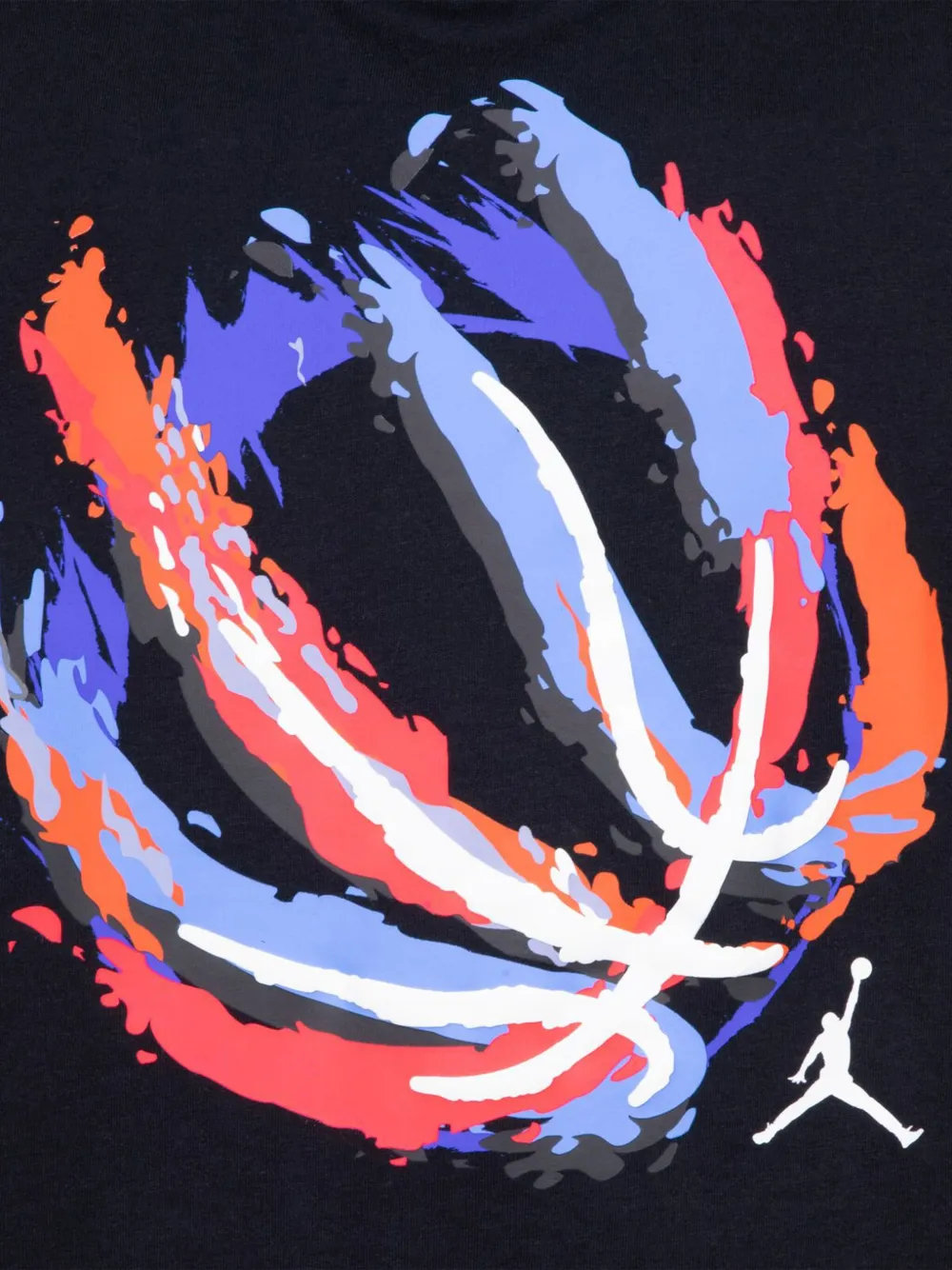 Jordan Kids T-shirt met grafische print Zwart