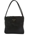 Prada Pre-Owned 2010s triangle-logo handbag - Black