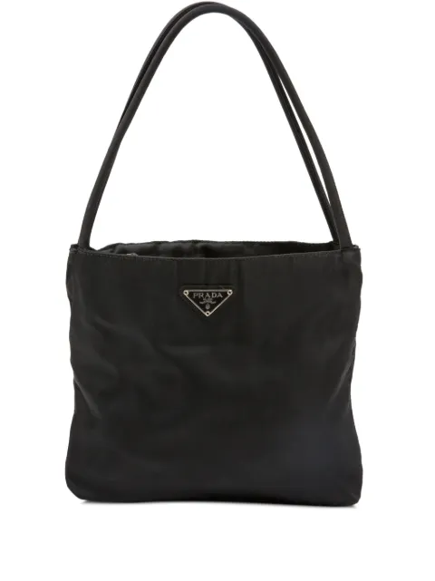 Prada Pre-Owned 2010s triangle-logo handbag