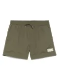 Maison Kitsuné Flash Fox swim shorts - Green