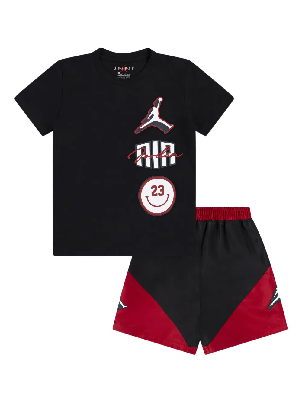 Jordan Kids Jumpman Stacked Shorts (2er-Set) | Schwarz | Image 1