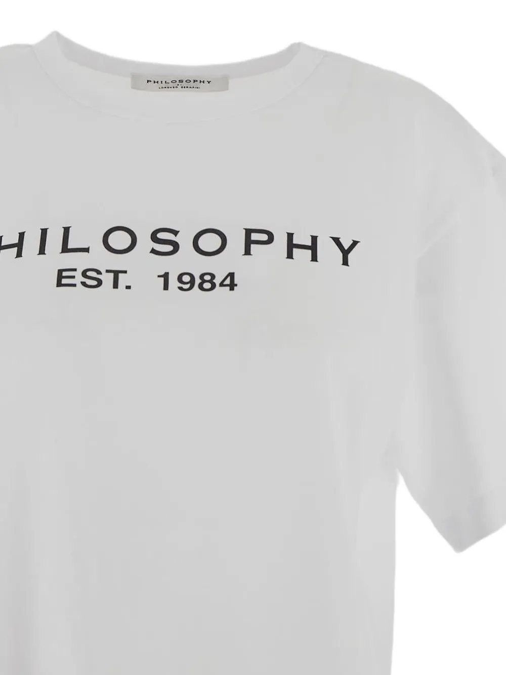 Shop Philosophy Di Lorenzo Serafini Logo-print T-shirt In White