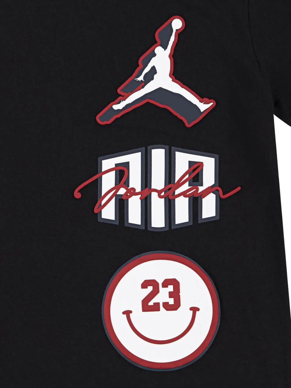 Jordan Kids Jumpman Stacked T-shirt en shorts Zwart