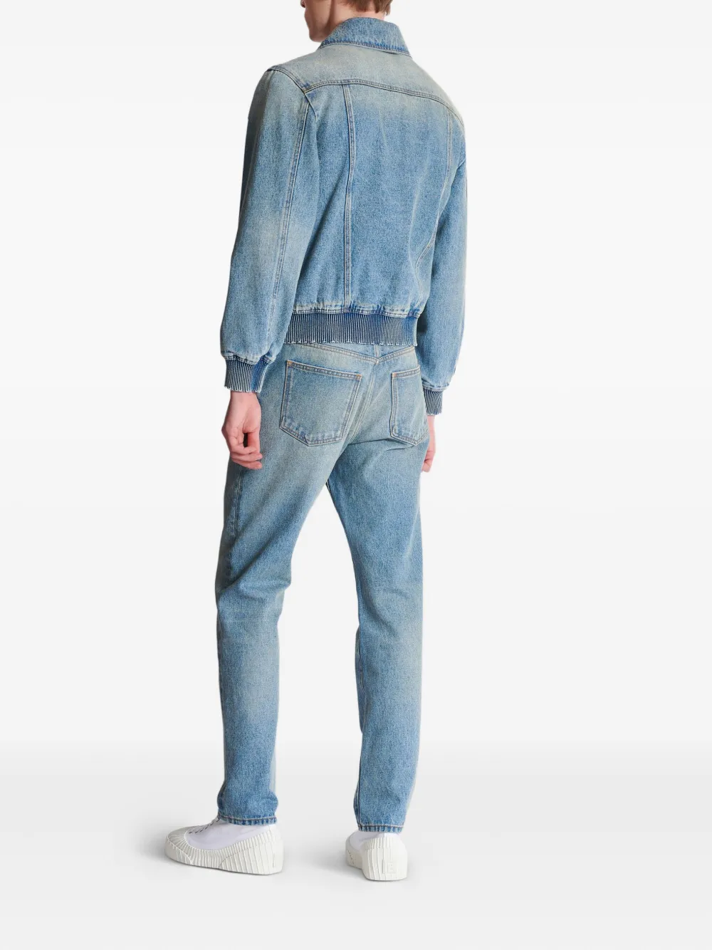 Balmain Katoenen jack Blauw