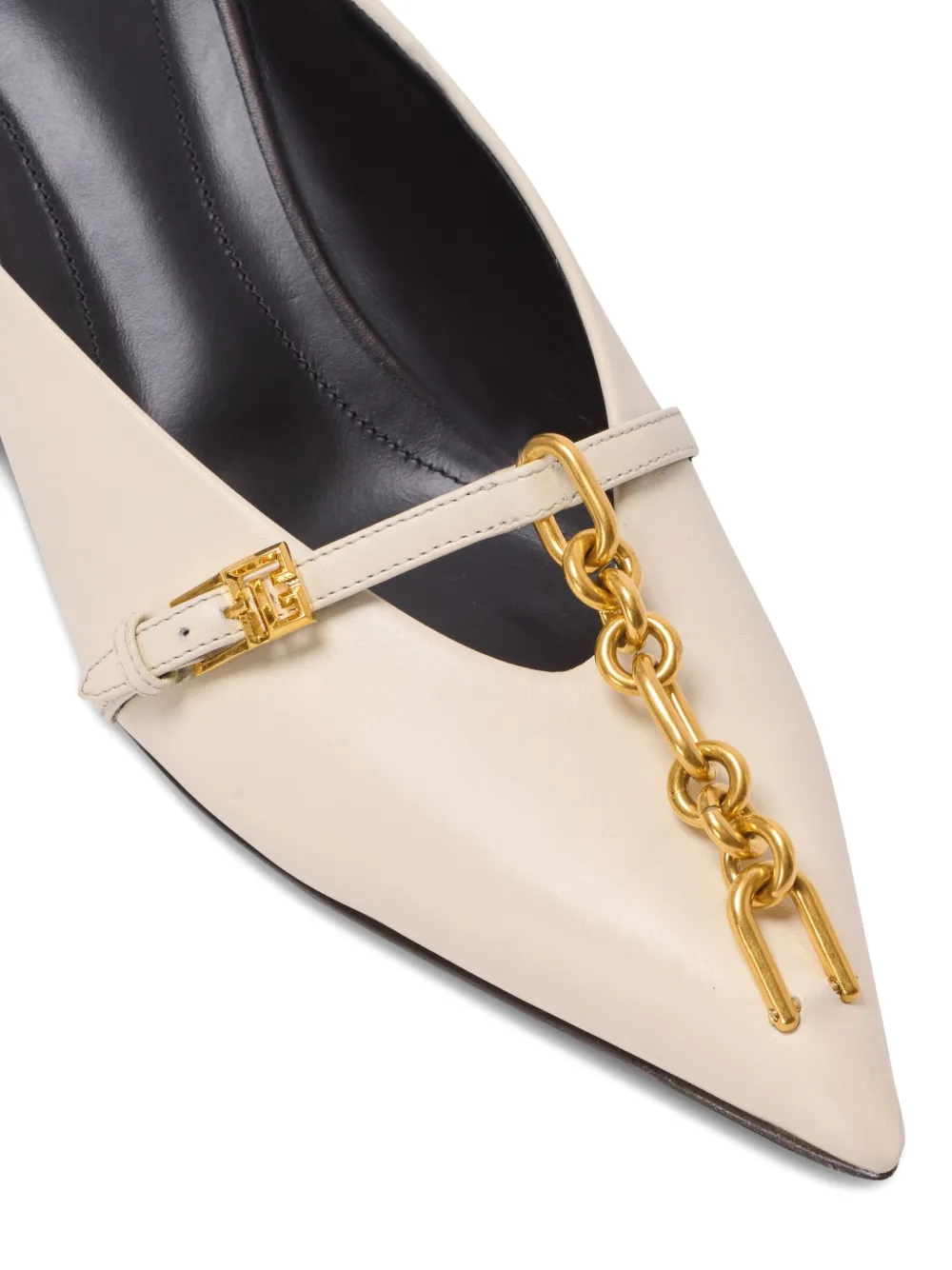 Balmain Sync mules Neutrals