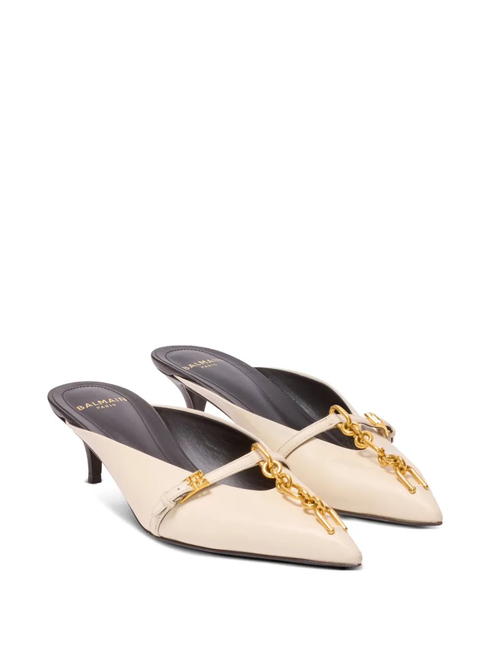 Balmain Sync mules Neutrals