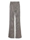 Balmain monogram-pattern trousers - Black