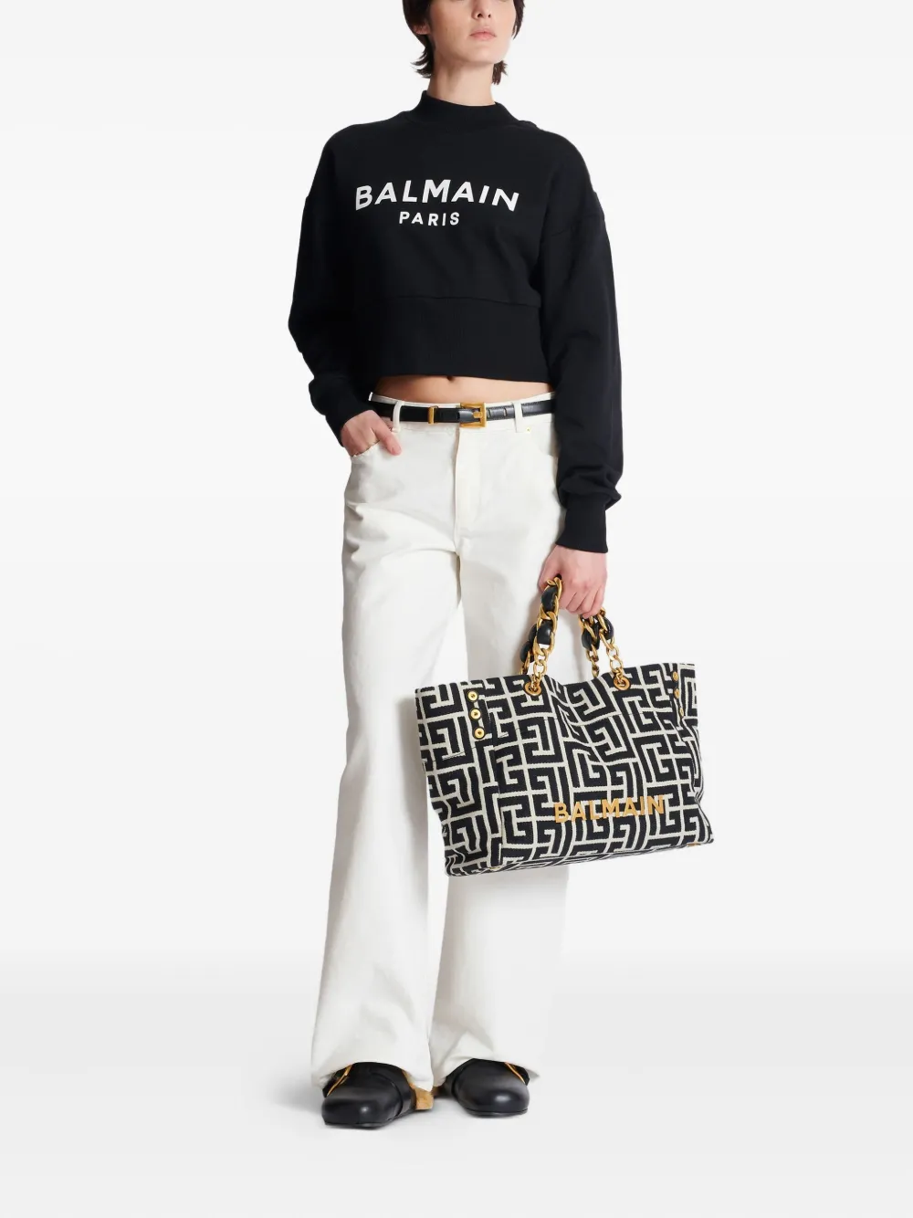Balmain 1945 shopper - Zwart