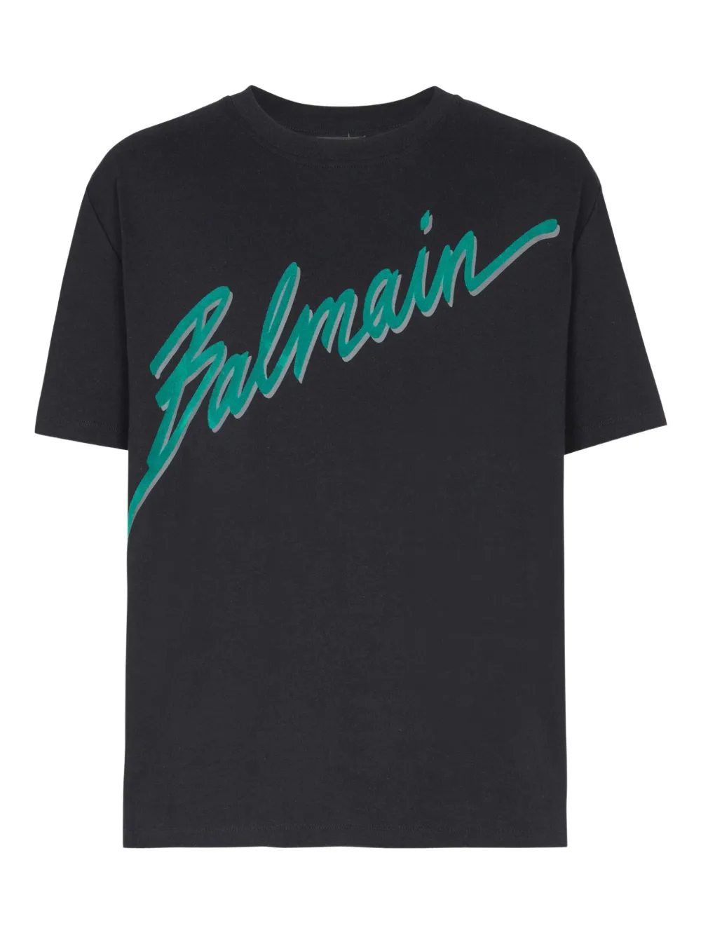 Balmain T-shirt met logoprint Zwart