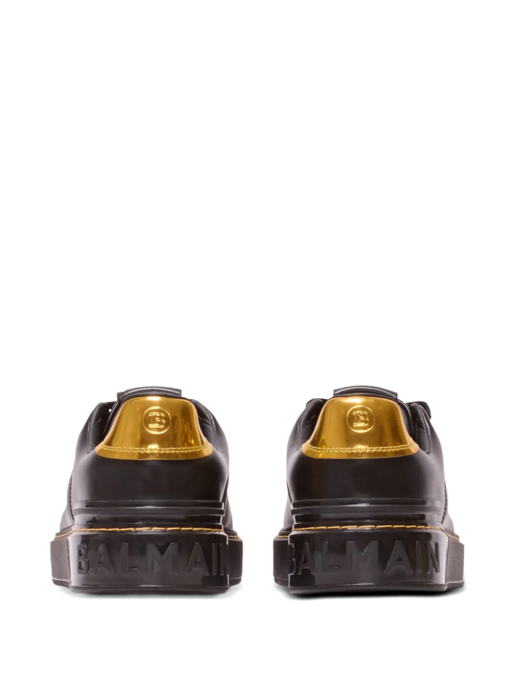 Balmain B-Court leather sneakers Black
