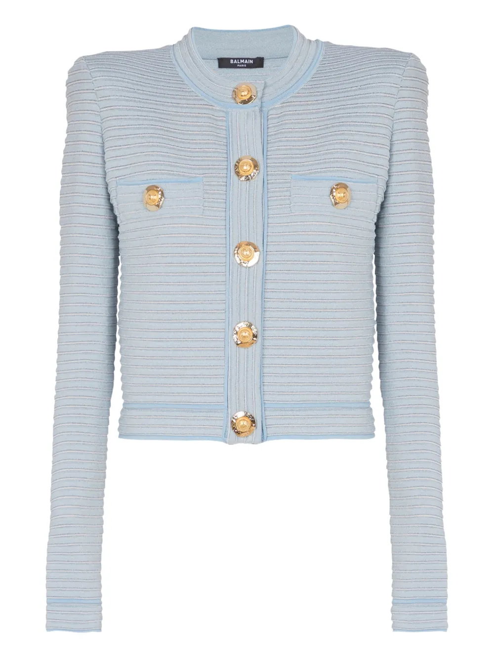 Balmain cárdigan corto | azul | Image 1