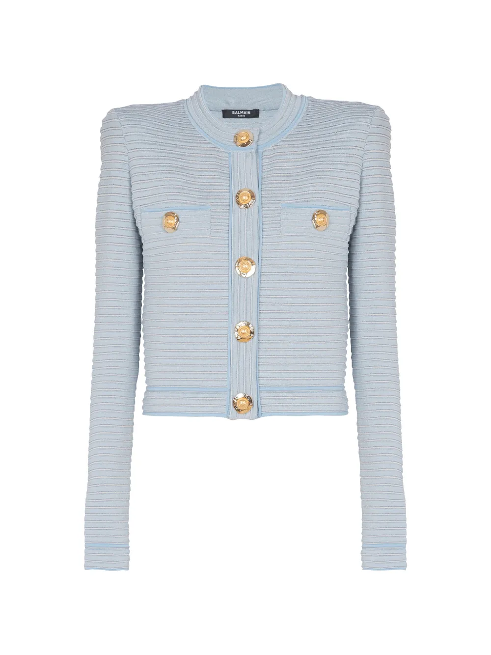 Balmain Cardigan crop - Blu