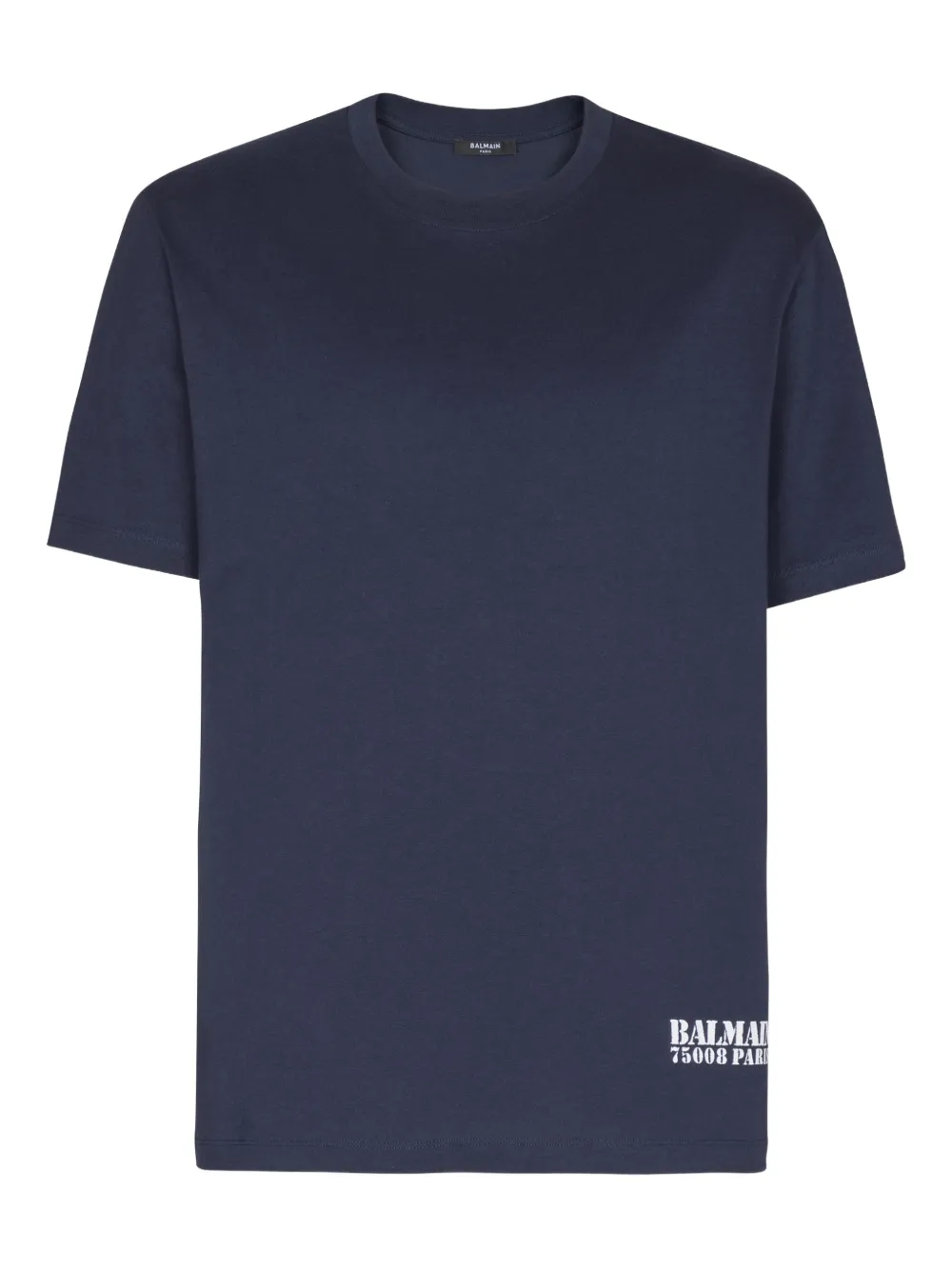 Balmain T-shirt met logoprint Blauw
