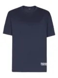 Balmain logo-stamp T-shirt - Blue