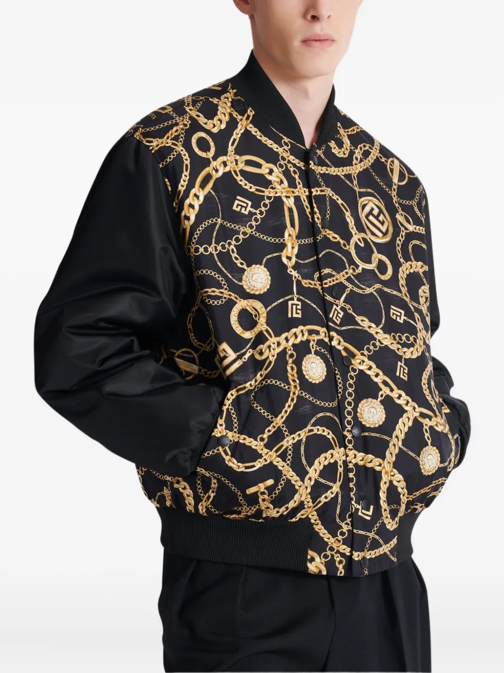 BALMAIN REVERSIBLE BOMBER JACKET